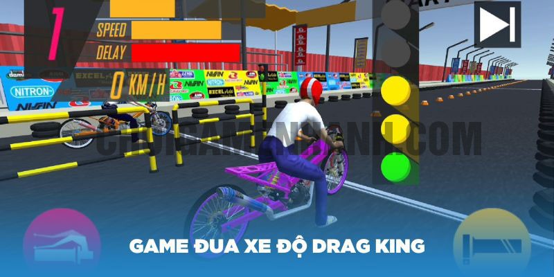 Game đua xe độ Drag King hấp dẫn