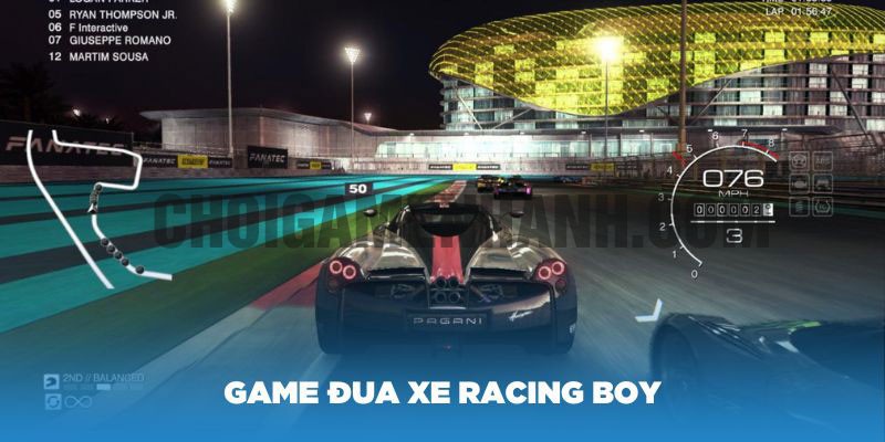 Trải nghiệm game đua xe Racing Boy