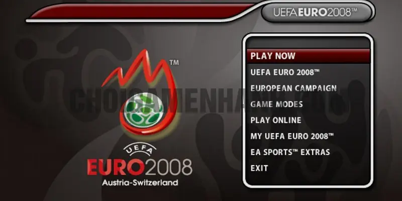 Game bóng đá Euro 2008 cực kỳ hấp dẫn